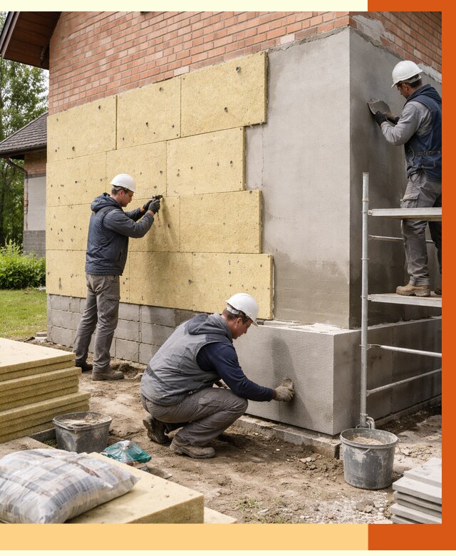 Утепление частного дома в Губкине под ключ от 7619 руб/м2 — недорого | ТепломастерГбк