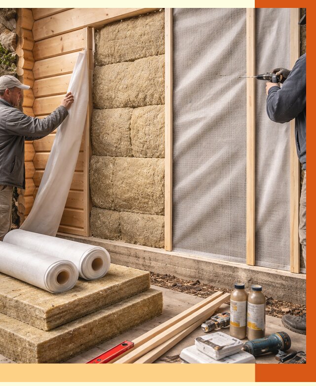 Утепление дома из минибруса в Губкине от 4571 руб/м2 — заказать профессионально | ТепломастерГбк