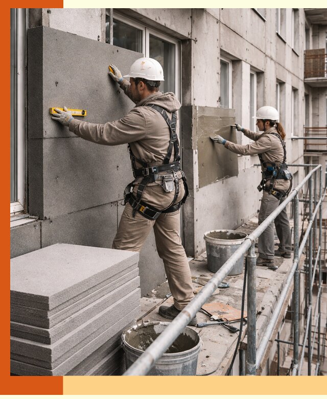 Утепление квартиры снаружи под ключ в Губкине