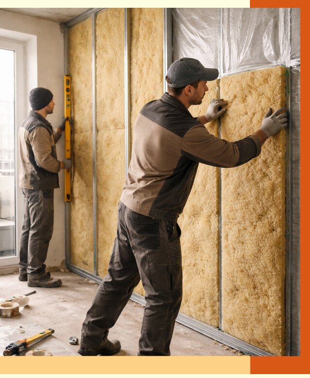 Утепление квартиры изнутри в Губкине от 4419 руб. за м2 | Проф. работы ТепломастерГбк