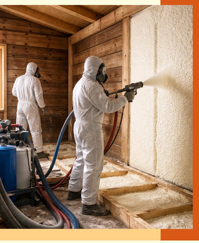 Утепление бани ппу в Губкине под ключ от 4266 руб./м2 | ТепломастерГбк - напыление и монтаж ппу