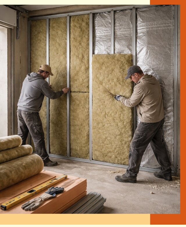 Утепление гаража изнутри в Губкине от 7619 руб/м2 — работы и цена | ТепломастерГбк