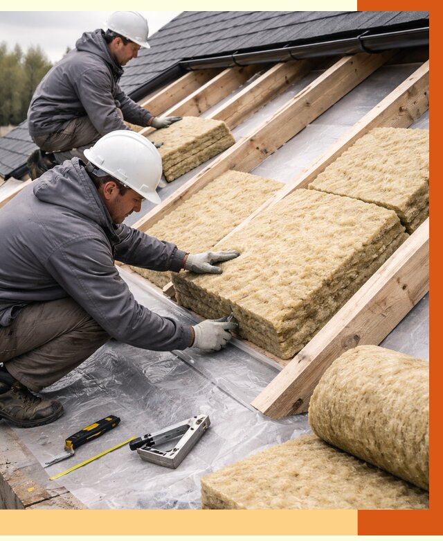 Утепление крыши в Губкине от 1879 руб./м2 — комплексное утепление кровли | ТепломастерГбк