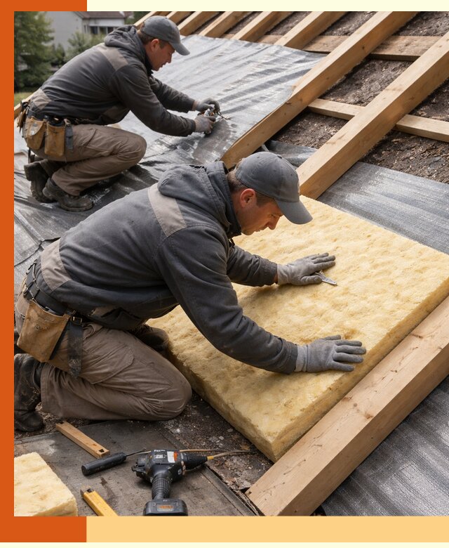 Профессиональное утепление крыши в Губкине качественно и надежно