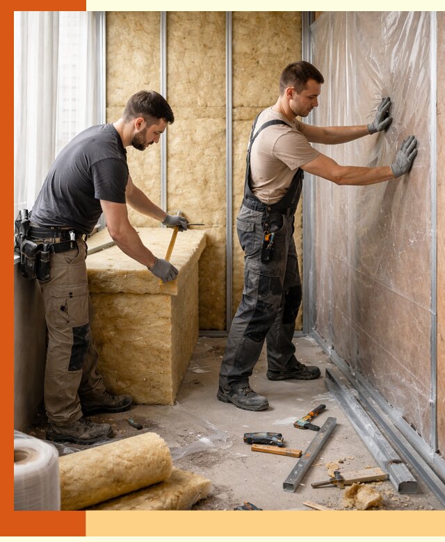 Профессиональное утепление лоджии в Губкине эффективно и надежно