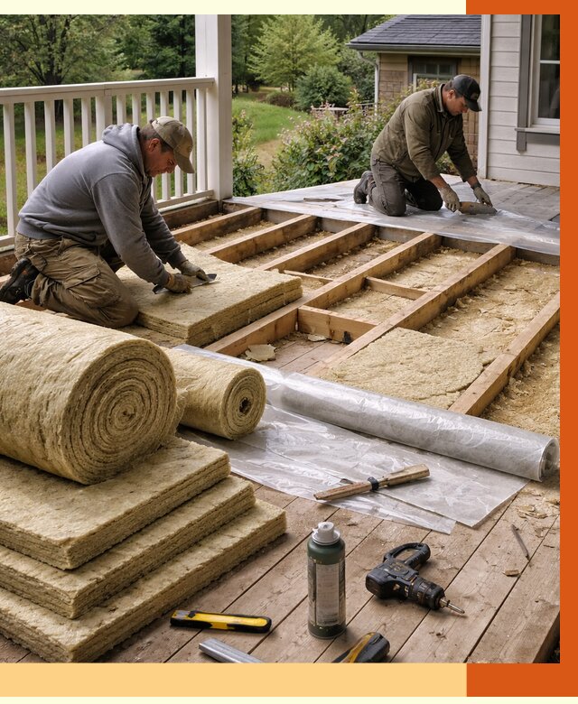 Утепление террасы в Губкине от 4266 руб./м2 — утеплить террасу под ключ | ТепломастерГбк