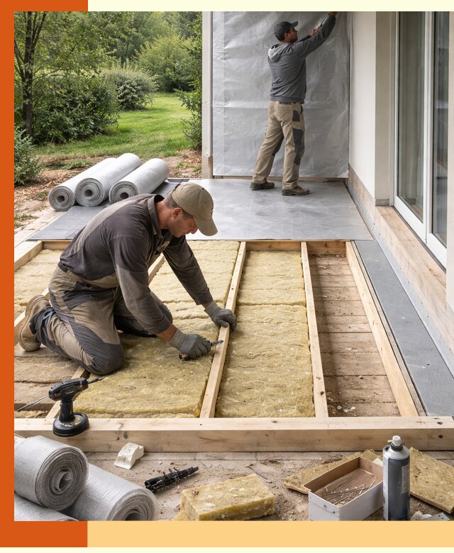 Утепление террасы в Губкине — тепло и защита круглогодично