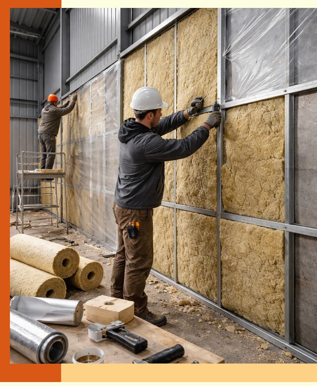 Утепление ангара в Губкине — профессиональная теплоизоляция помещений