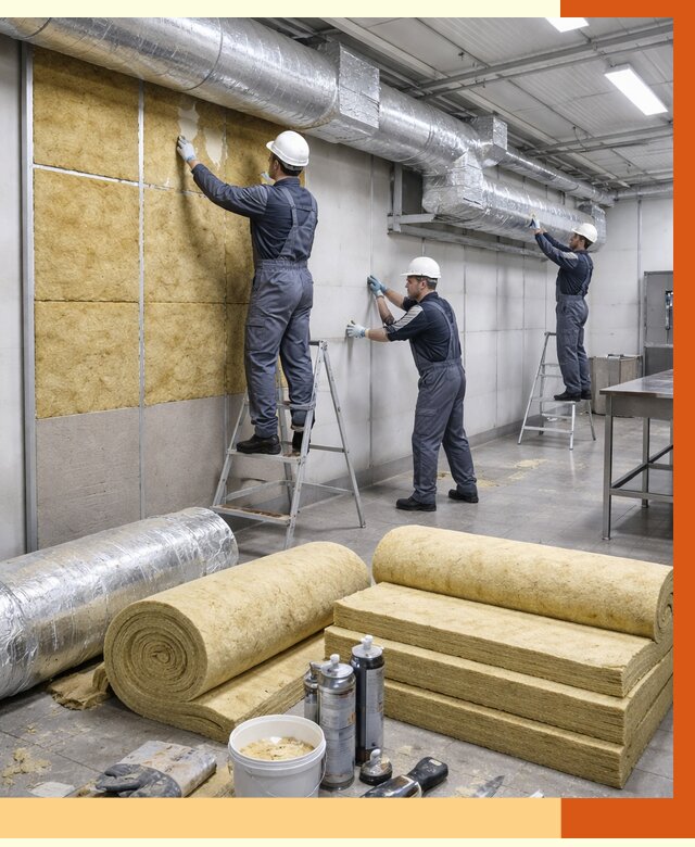 Утепление пищевого цеха в Губкине от 12698 руб./м² — комплексно под ключ | ТепломастерГбк