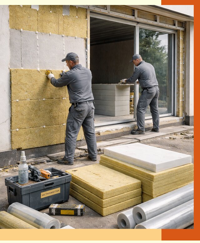 Утепление торгового павильона в Губкине от 14729 руб./м² под ключ | ТепломастерГбк