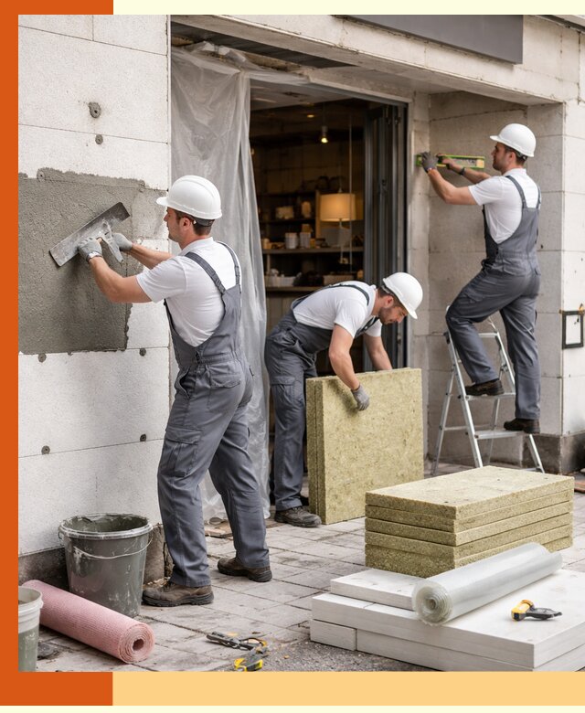 Утепление кафе в Губкине: профессиональная теплоизоляция и монтаж