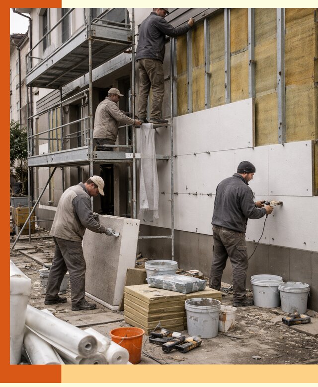 Утепление гостиницы под ключ в Губкине с гарантией качества