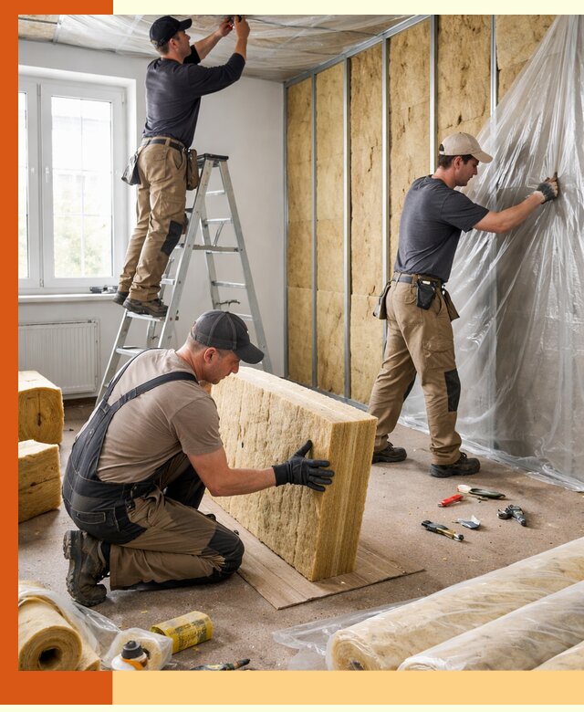 Утепление офисных помещений под ключ в Губкине