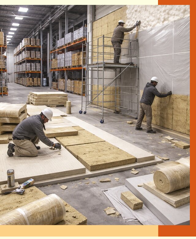 Утепление складского терминала в Губкине от 7619 руб./м² под ключ | ТепломастерГбк