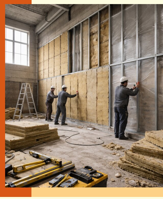 Утепление спортивного зала в Губкине качественно и недорого