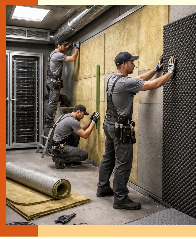 Утепление серверной комнаты профессионально в Губкине