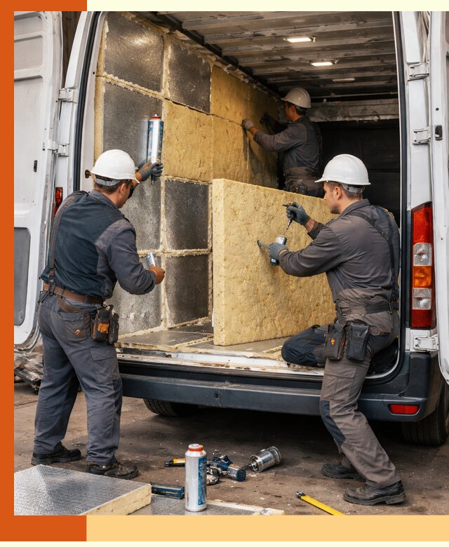 Утепление фургона-рефрижератора в Губкине для сохранения температуры