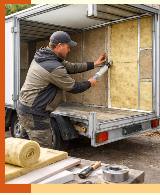 Профессиональное утепление прицепа в Губкине для любых условий