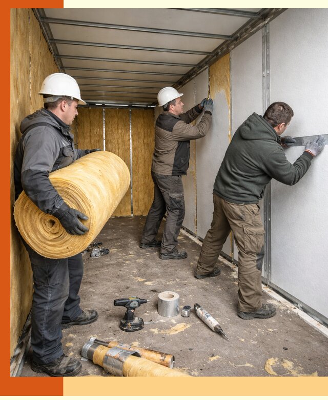Утепление рефрижераторного контейнера в Губкине профессионально и надежно