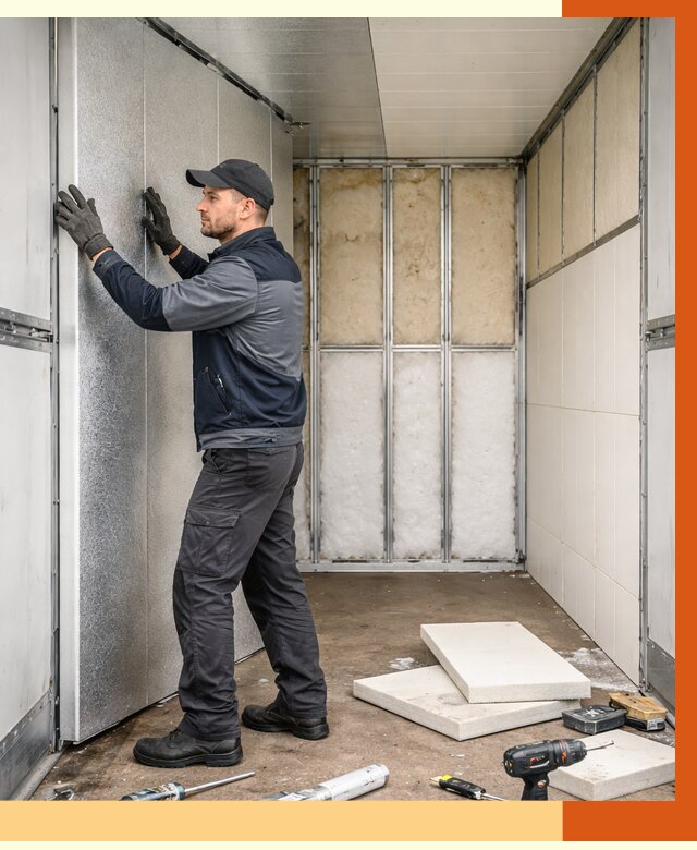 Утепление холодильного кузова в Губкине от 13713 руб. под ключ | ТепломастерГбк