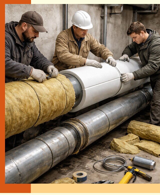 Утепление трубопровода в Губкине с гарантией энергоэффективности