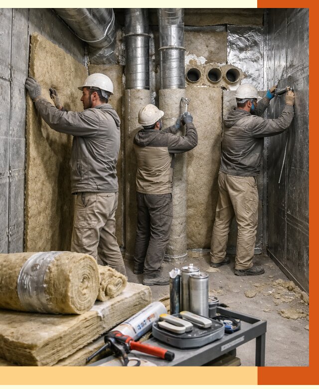 Утепление венткамеры в Губкине под ключ от 1473 руб. — профессионально | ТепломастерГбк