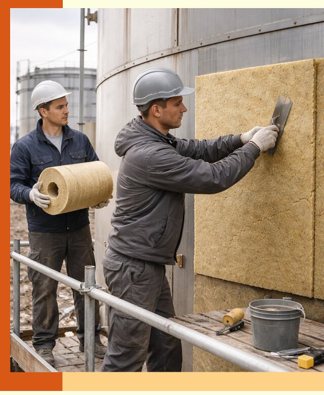 Профессиональное утепление резервуара и теплоизоляция в Губкине