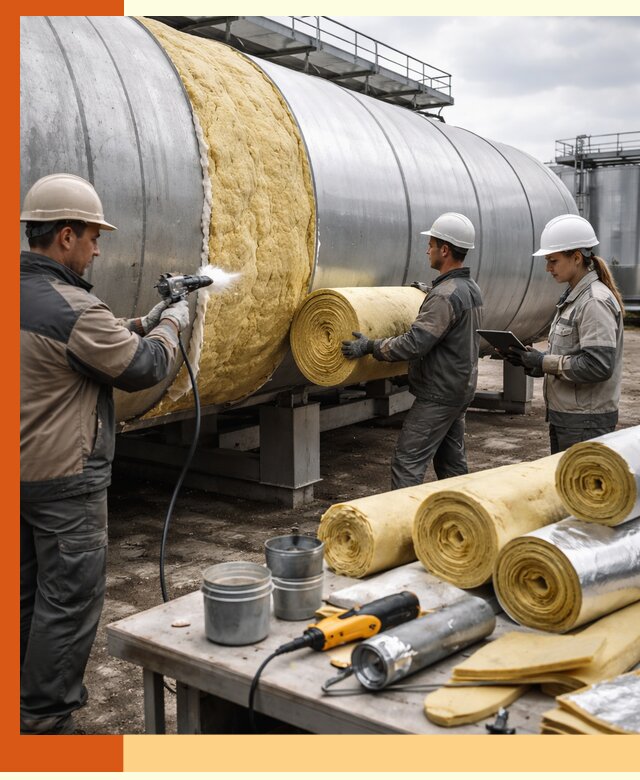 Утепление цистерны в Губкине — утеплители и монтаж под ключ