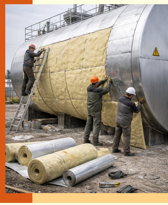 Утепление резервуаров с топливом в Губкине надежно и экономично