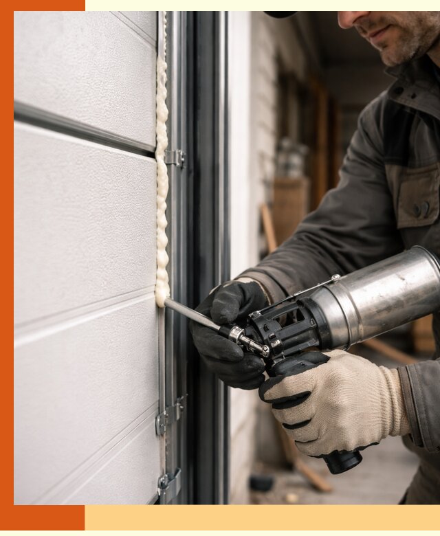 Заполнение пустот ворот в Губкине профессионально и герметично