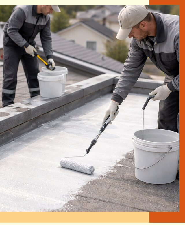 Утепление кровли жидкой теплоизоляцией в Губкине от 2184 руб./м2 | ТепломастерГбк