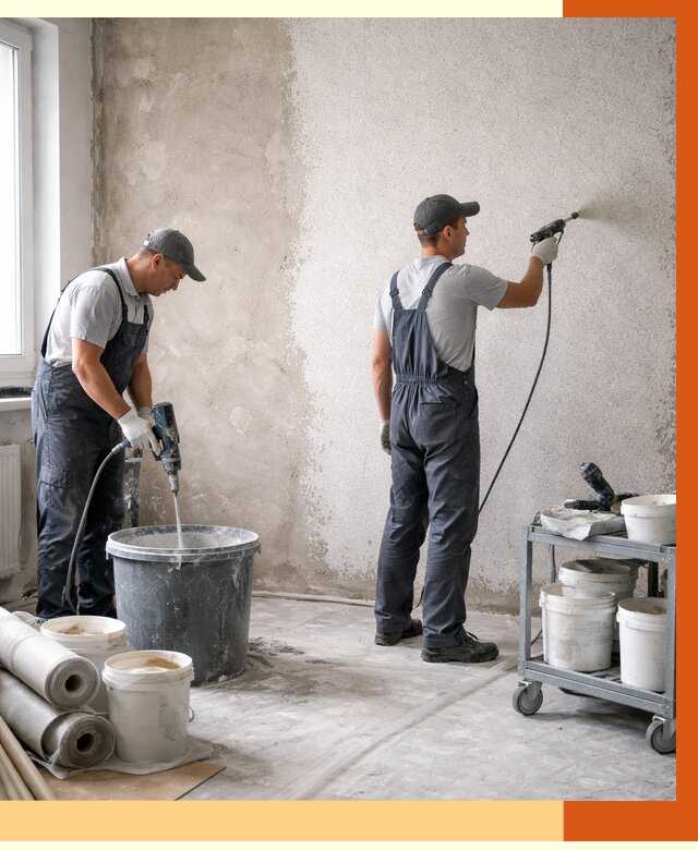 Утепление стен жидкой теплоизоляцией в Губкине от 4266 руб/м² | ТепломастерГбк