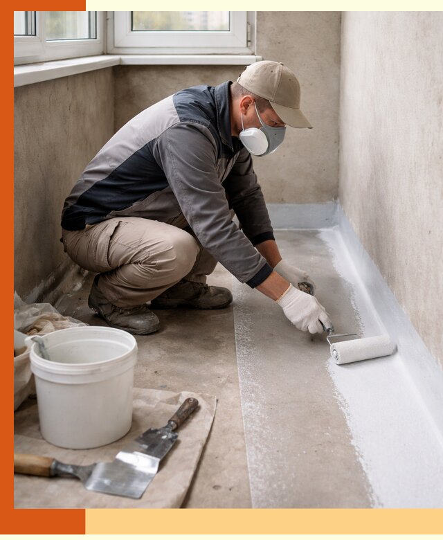 Утепление балкона жидкой теплоизоляцией в Губкине