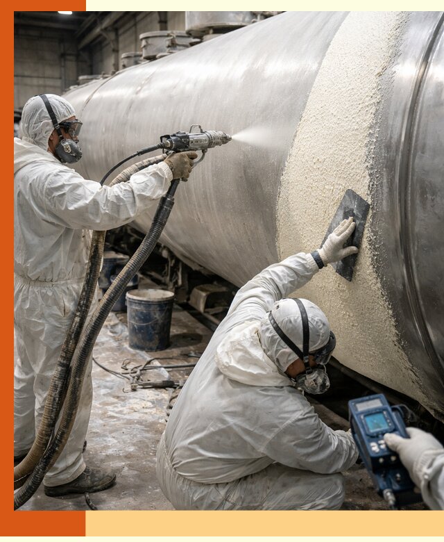 Утепление автоцистерн жидкой теплоизоляцией в Губкине