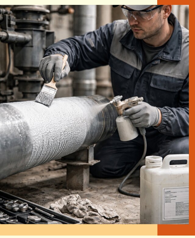 Утепление оборудования жидкой теплоизоляцией в Губкине от 4571 руб. | ТепломастерГбк