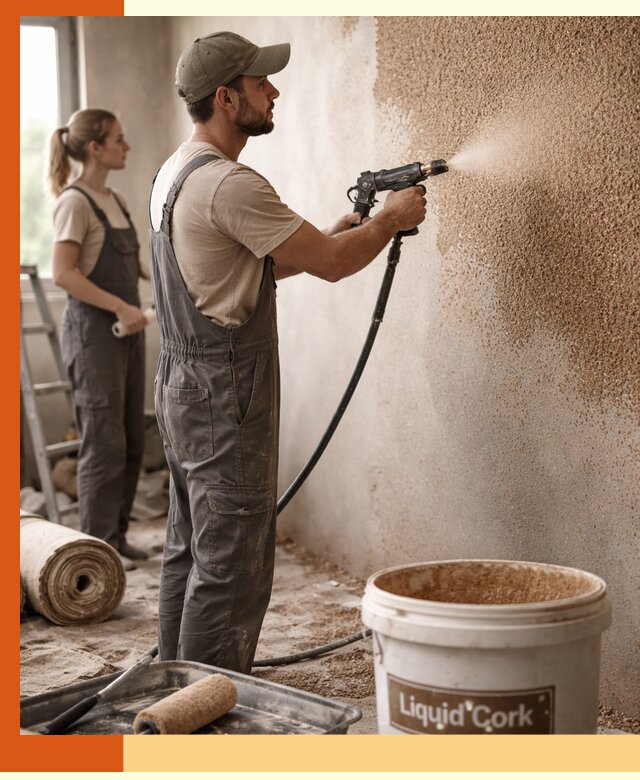 Утепление стен жидкой пробкой в Губкине эффективное и долговечное