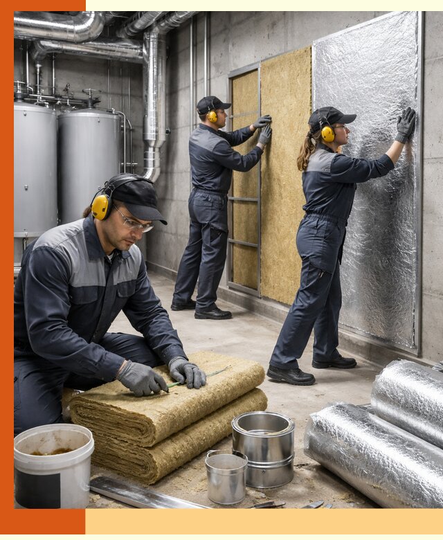 Шумоизоляция котельной в Губкине: профессиональный монтаж и материалы