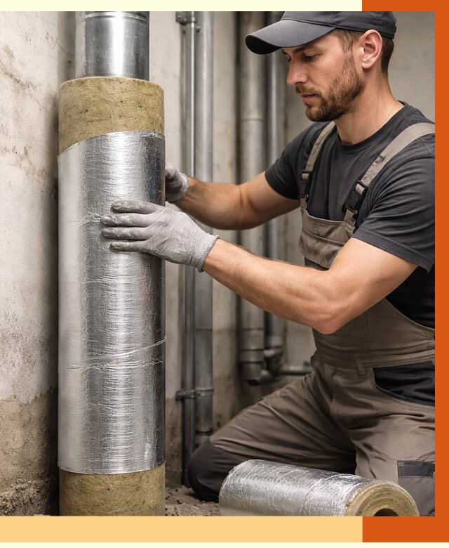 Шумоизоляция труб в Губкине от 1219 руб. — шумоподавление и звукоизоляция труб | ТепломастерГбк