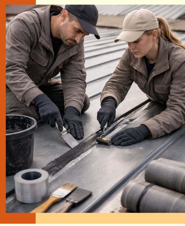 Гидроизоляция фальцевой кровли в Губкине качественно и надежно