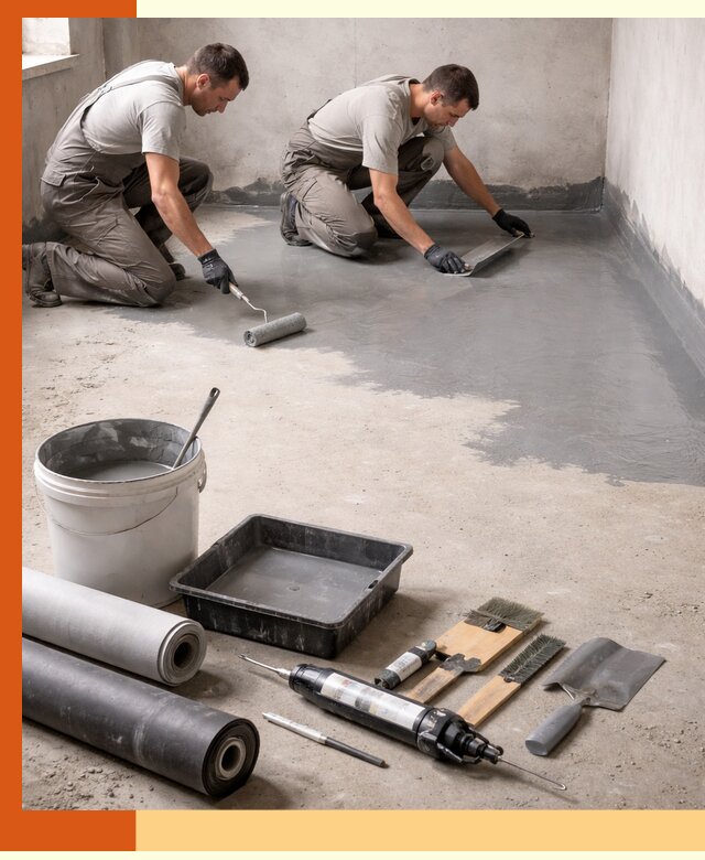 Гидроизоляция пола в Губкине — надежная защита от влаги и протечек