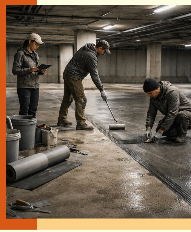 Гидроизоляция паркинга в Губкине: качественная защита зданий