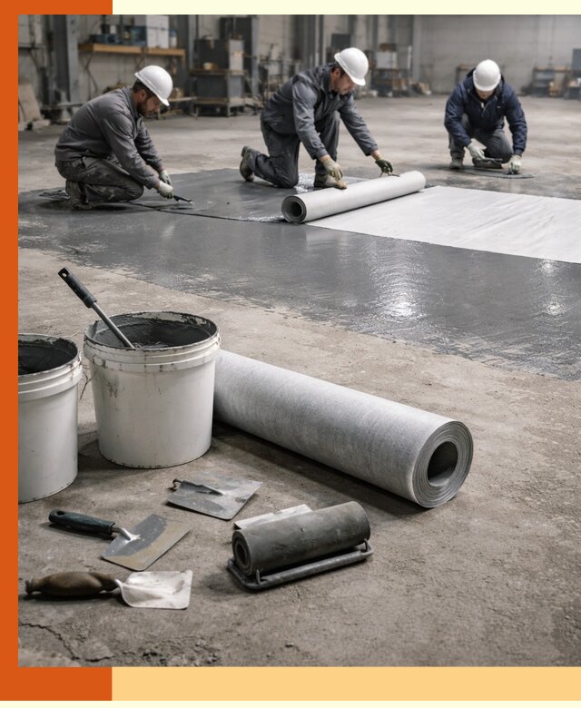 Гидроизоляция промышленного пола в Губкине — защита и долговечность