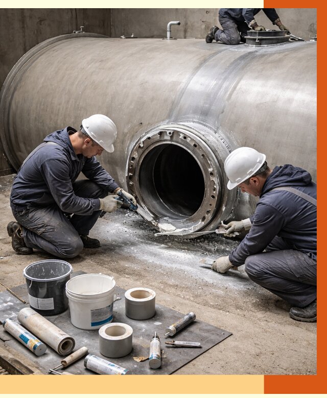 Гидроизоляция резервуара с топливом в Губкине от 76185 руб. под ключ | ТепломастерГбк