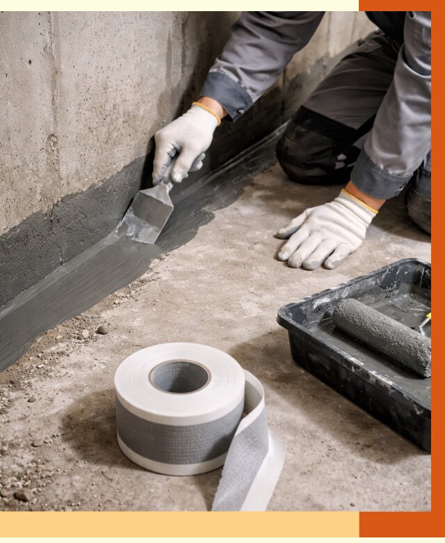 Гидроизоляция швов и герметизация стыков в Губкине от 1270 руб. | ТепломастерГбк