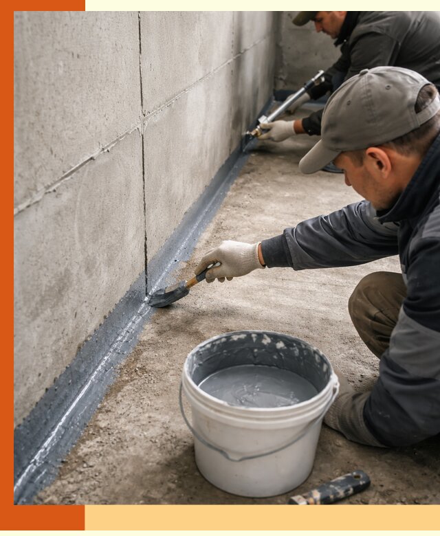 Гидроизоляция швов зданий и конструкций в Губкине