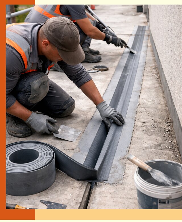Гидроизоляция деформационного шва в Губкине профессионально и надежно