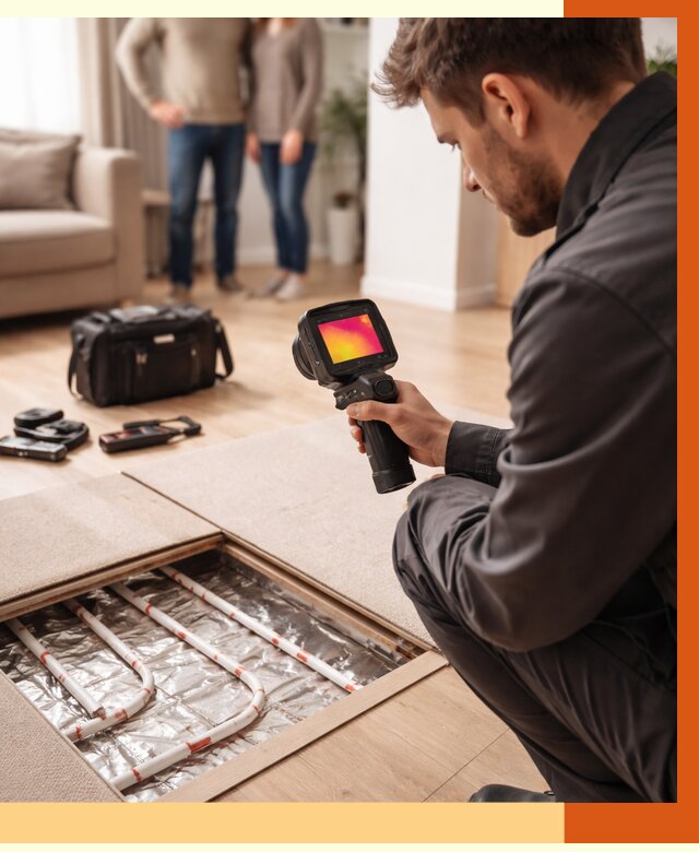 Тепловизионное обследование теплого пола в Губкине от 4571 руб. — ТепломастерГбк