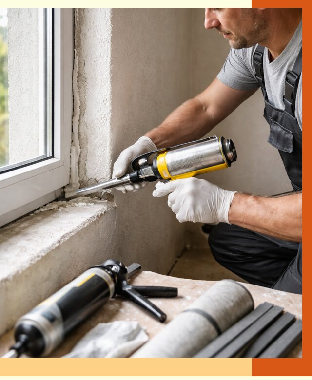 Герметизация стыков и примыканий в Губкине от 1219 руб. под ключ | ТепломастерГбк